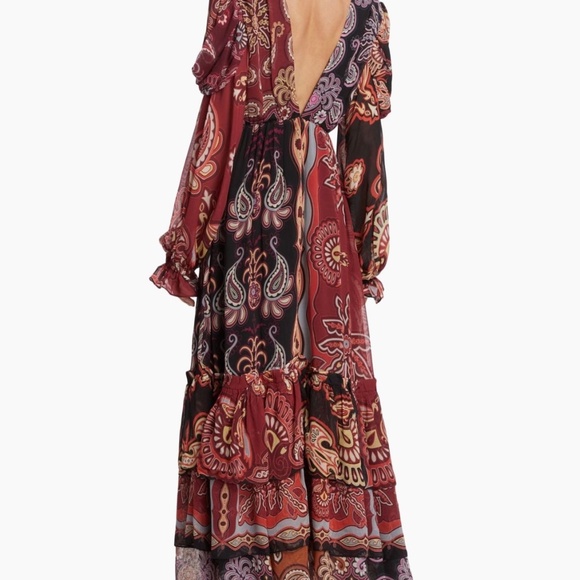FARM RIO, Sweet Mermaids Paisley Maxi BOHO Dress. NEW with tags! - Picture 2 of 5
